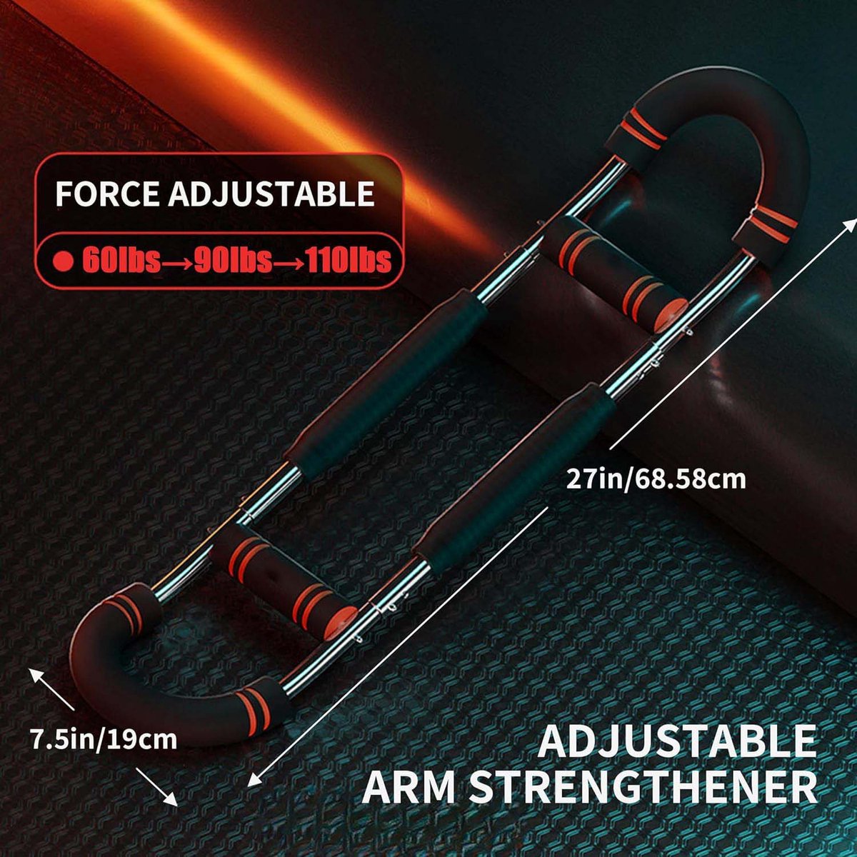 Arm Trainer - U-Shaped Twister - Adjustable Chest Enlarger with 3 Resistance Levels - Detachable Fitness Chest Enlarger - Portable Arm, Chest, and Shoulder Trainer - Image 2