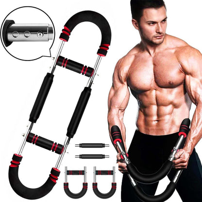 Arm Trainer - U-Shaped Twister - Adjustable Chest Enlarger with 3 Resistance Levels - Detachable Fitness Chest Enlarger - Portable Arm, Chest, and Shoulder Trainer - Image 3