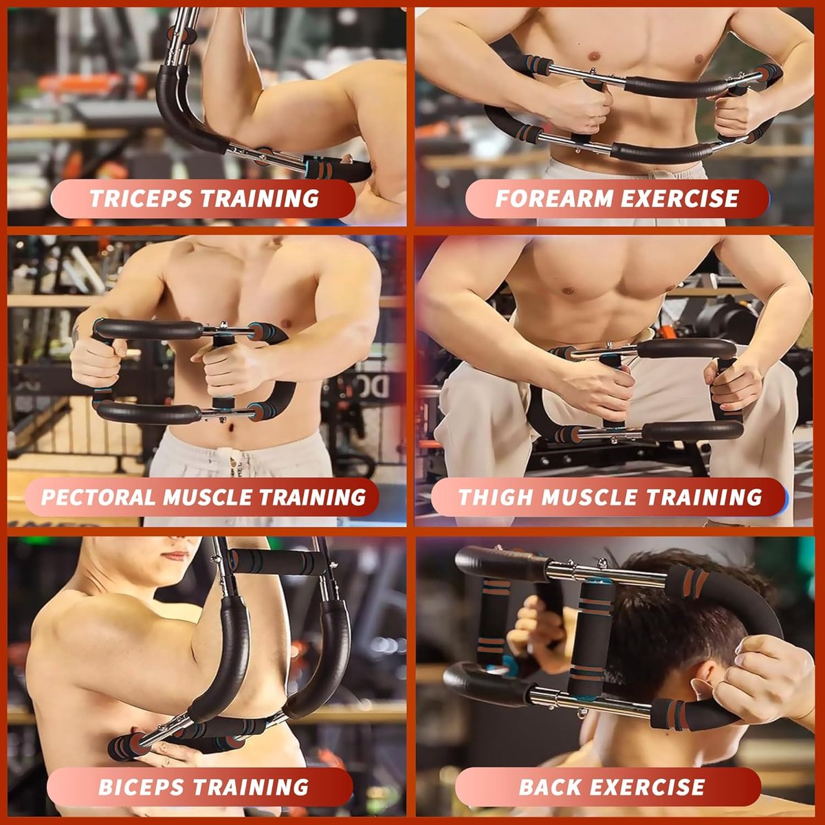 Arm Trainer - U-Shaped Twister - Adjustable Chest Enlarger with 3 Resistance Levels - Detachable Fitness Chest Enlarger - Portable Arm, Chest, and Shoulder Trainer - Image 4