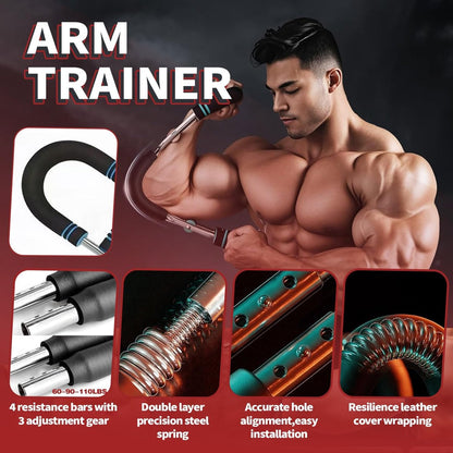 Arm Trainer - U-Shaped Twister - Adjustable Chest Enlarger with 3 Resistance Levels - Detachable Fitness Chest Enlarger - Portable Arm, Chest, and Shoulder Trainer - Image 8