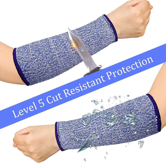pairs of arm protectors for thin skin and bruises, cut-resistant forearm sleeve, level 5 burn arm protector (7.9 inches) - Image 6