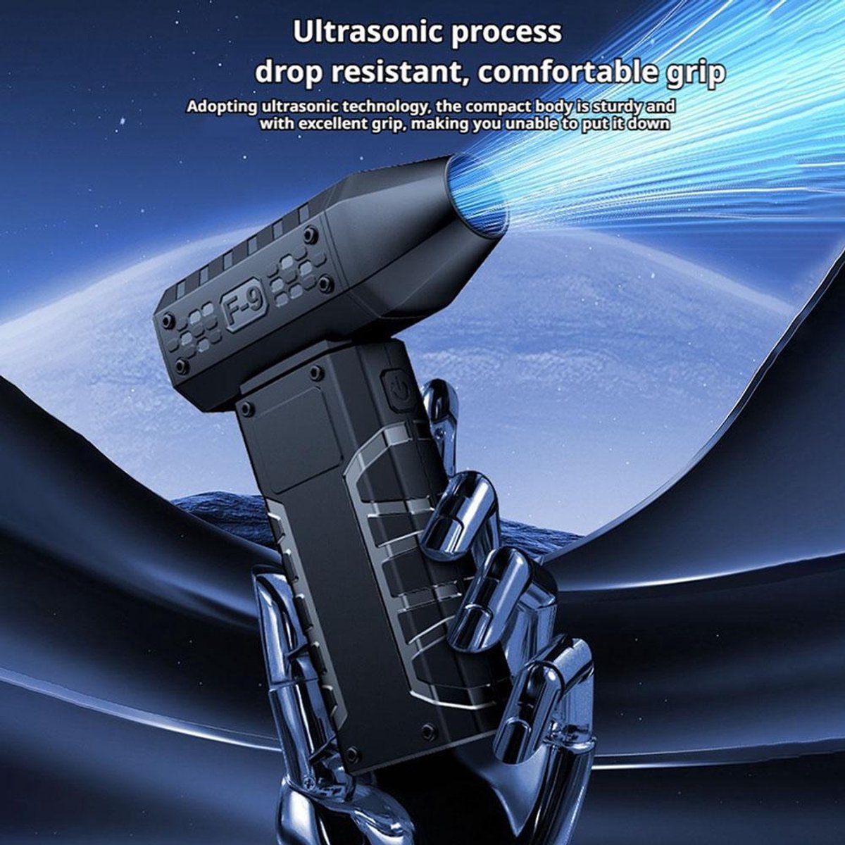 Mini electric turbo jet at 160,000 rpm, wind speed: 52 m/s - Image 6