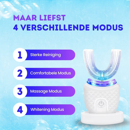 U-shaped electric toothbrush for adults - Automatic and ultrasonic oral care - Image 4