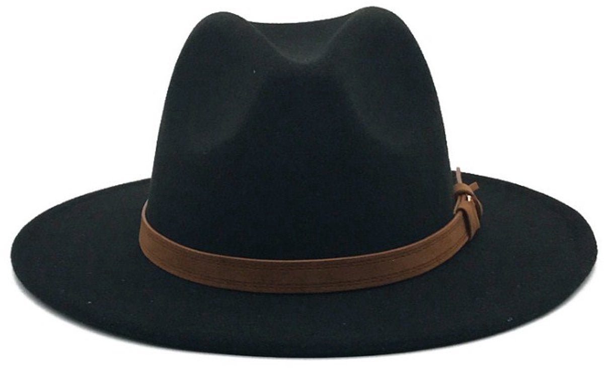 Cap - Bucket Hat - Women's Sun Hat - Women's Bucket Hat - Hiking Hats - Waterproof Wool Hats - Roll-Up Felt Hats for Outdoors - Foldable Leather Lining - For Men and Women (Brown) - Image 3