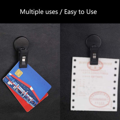 Set of 2 car windshield parking ticket holders - clip-on memo holder for cars, vans and caravans - self-adhesive ticket clips - Image 3
