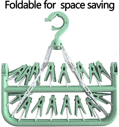 Sock Dryer - Clothesline - 32 Clips - Sock Hanger - Sock Dryer - Laundry Socks - Dryer - Carousel - Drying Carousel - Clothes Hanger - Sock Drying Rack - Vegetables - Image 6