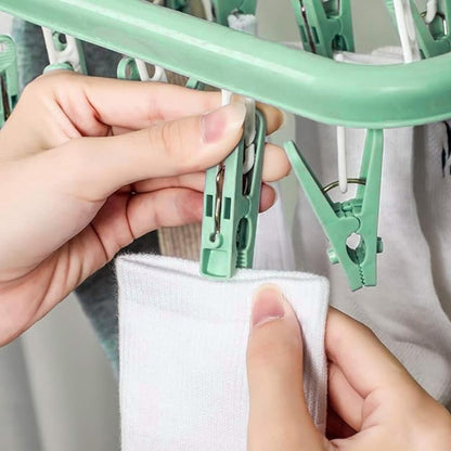 Sock Dryer - Clothesline - 32 Clips - Sock Hanger - Sock Dryer - Laundry Socks - Dryer - Carousel - Drying Carousel - Clothes Hanger - Sock Drying Rack - Vegetables - Image 7