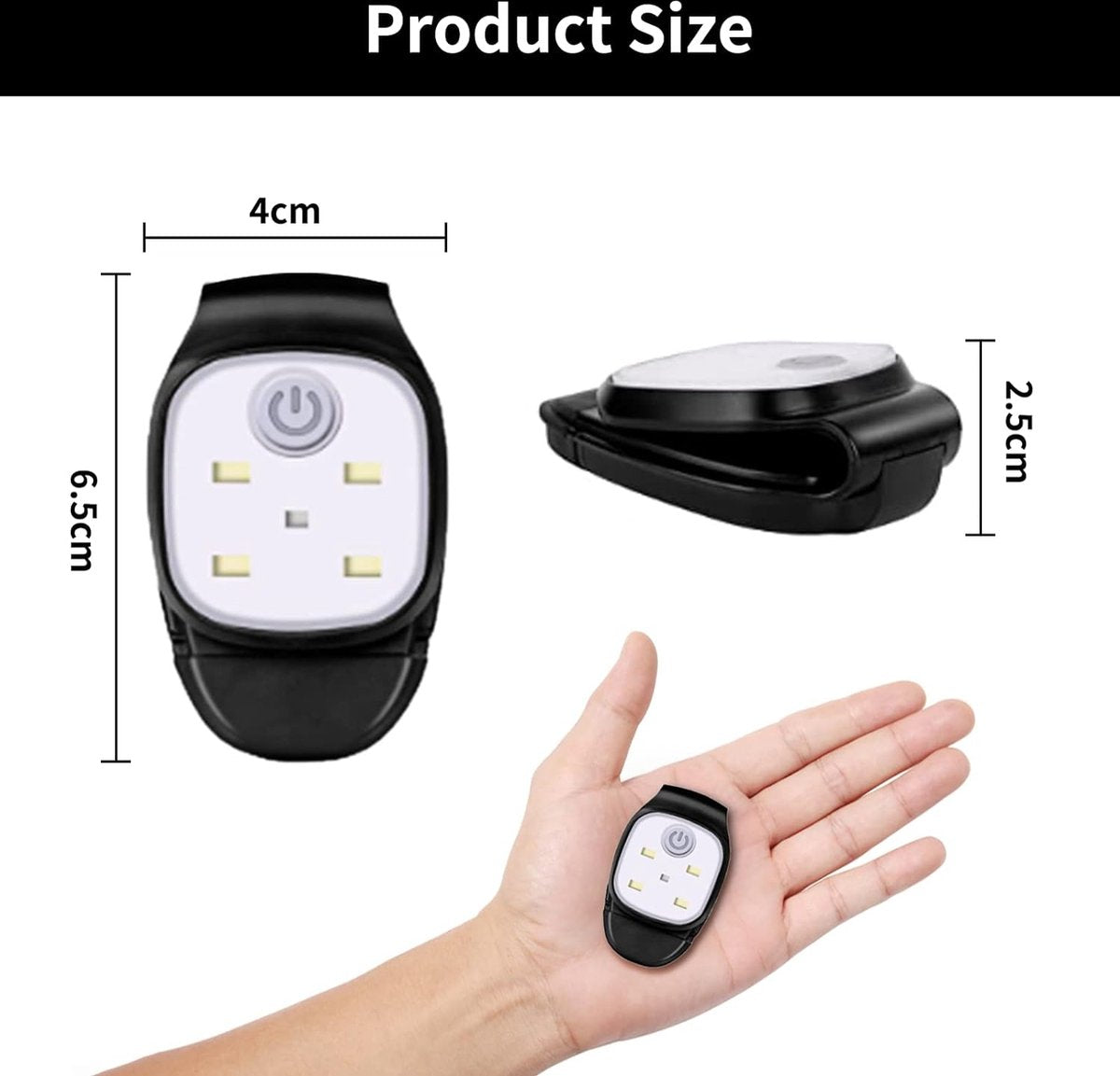 Running light - Chest lamp - Running chest lamp - Chest walker - USB rechargeable - Image 2
