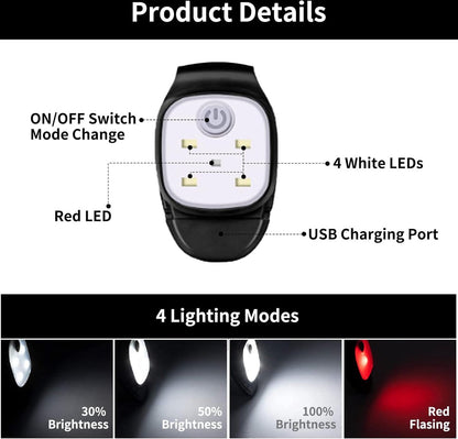Running light - Chest lamp - Running chest lamp - Chest walker - USB rechargeable - Image 6