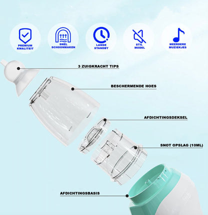 Electric Nasal Aspirator for Babies - Electric - Nasal Spray - Nasal Aspirator - Nasal Aspirator - PRO - Image 2