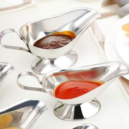 Gravy Boat - 240 ml - Pouring Jug - Stainless Steel Gravy Pitcher - Food-grade stainless steel gravy jug for juices, sauces, and roasting gravies - Image 4