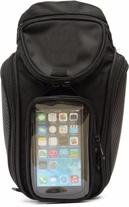 Black Phone Handlebar Tank Bag - Image 2