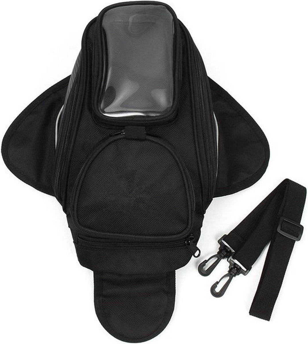 Black Phone Handlebar Tank Bag - Image 4