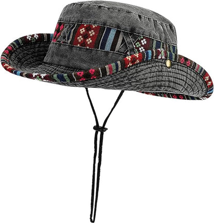 Sun hat - Men's summer hat - UV protection - Foldable cotton hunting hat - Outdoor hiking hat - Jungle hat - Fisherman's hat - Garden hat - Beanie hat - Image 2