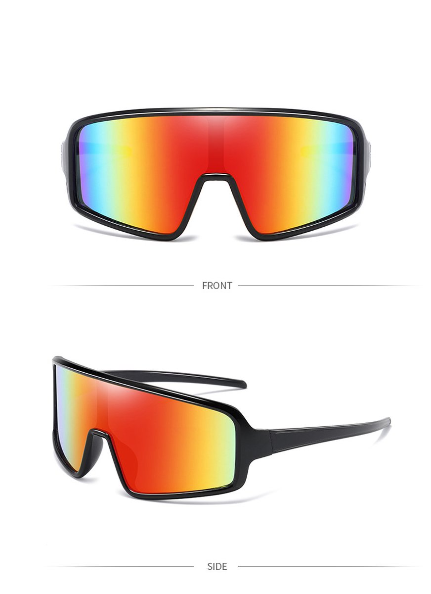 Sport Sunglasses - Red - Extra Large Frame - Cycling Glasses, Sports Glasses - Image 2