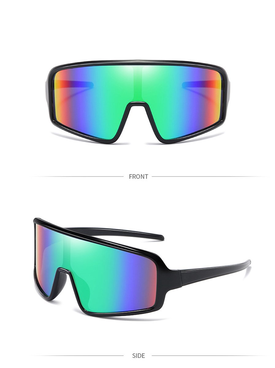 Sport Sunglasses - Green - Extra Large Frame - Cycling Glasses, Sports Glasses - Image 2