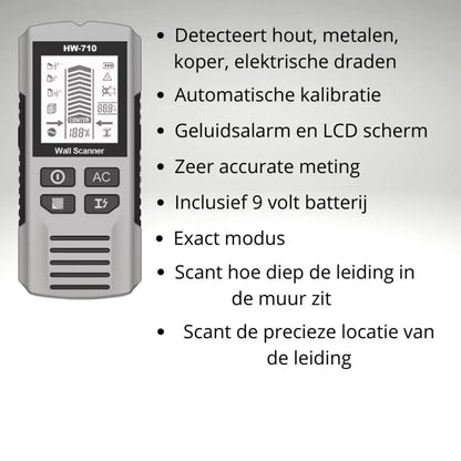 Pipe Finder - Pipe Detector - detector for walls, wood, metal, pipes, wiring - in-depth analysis - Image 4
