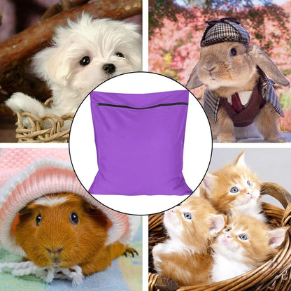 Pet Laundry Bags - Polyester Twill Laundry Bags - Large Zippered Laundry Bags - Prevents Pet Hair from Clogging Laundry Bags - Washing Machine Safe, 70 x 80 cm, Laundry Bag for Dogs, Cats, and Rabbits (Purple) - L - Image 4