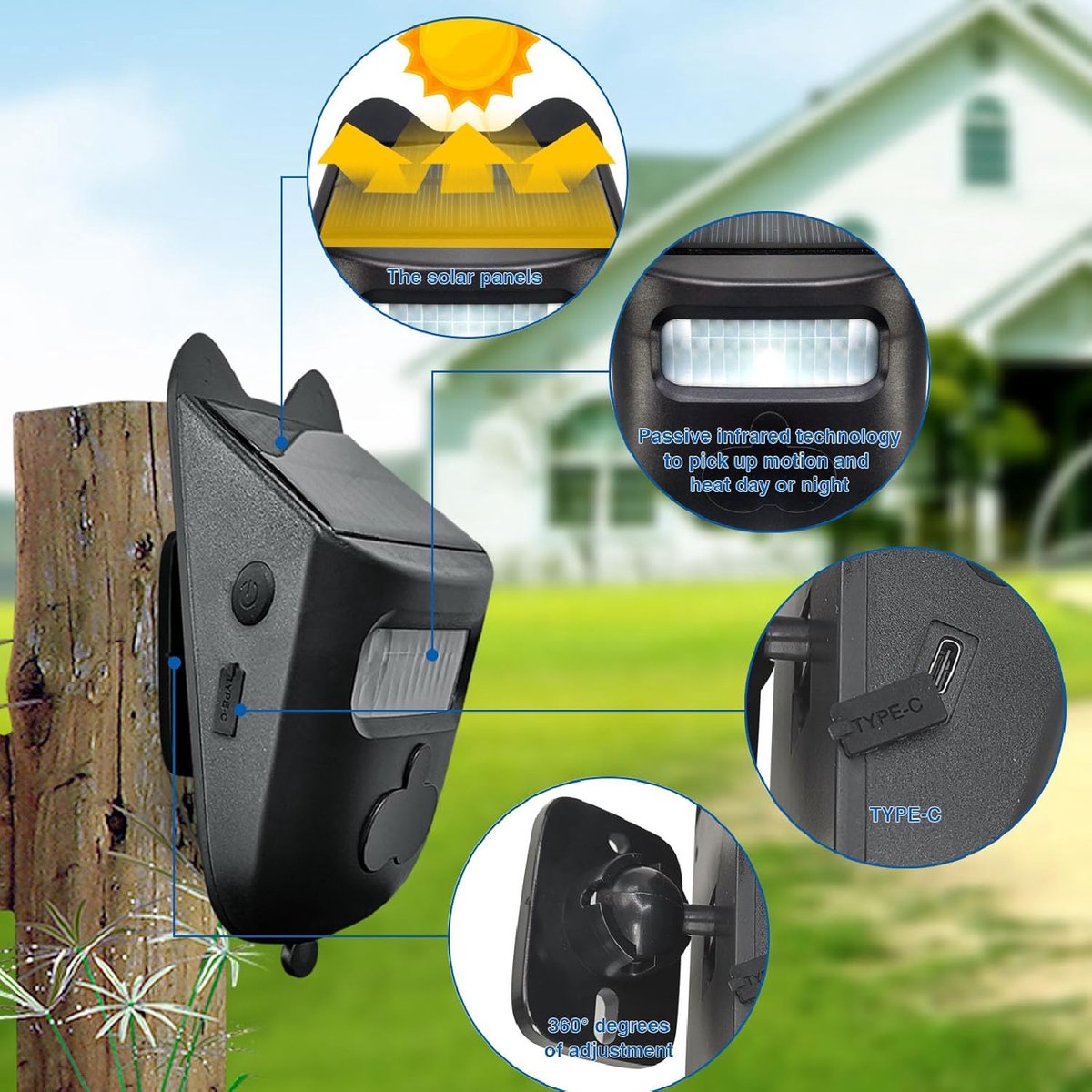 Driveway Alarm - Entry Detector - Solar Driveway Alarm - Passage Detector - Wireless = Security - Weatherproof Access Detector - Image 4