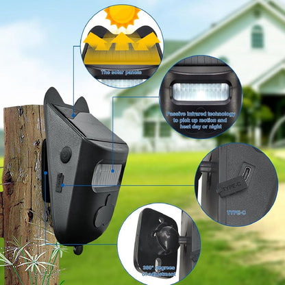Driveway Alarm - Entry Detector - Solar Driveway Alarm - Passage Detector - Wireless = Security - Weatherproof Access Detector - Image 4
