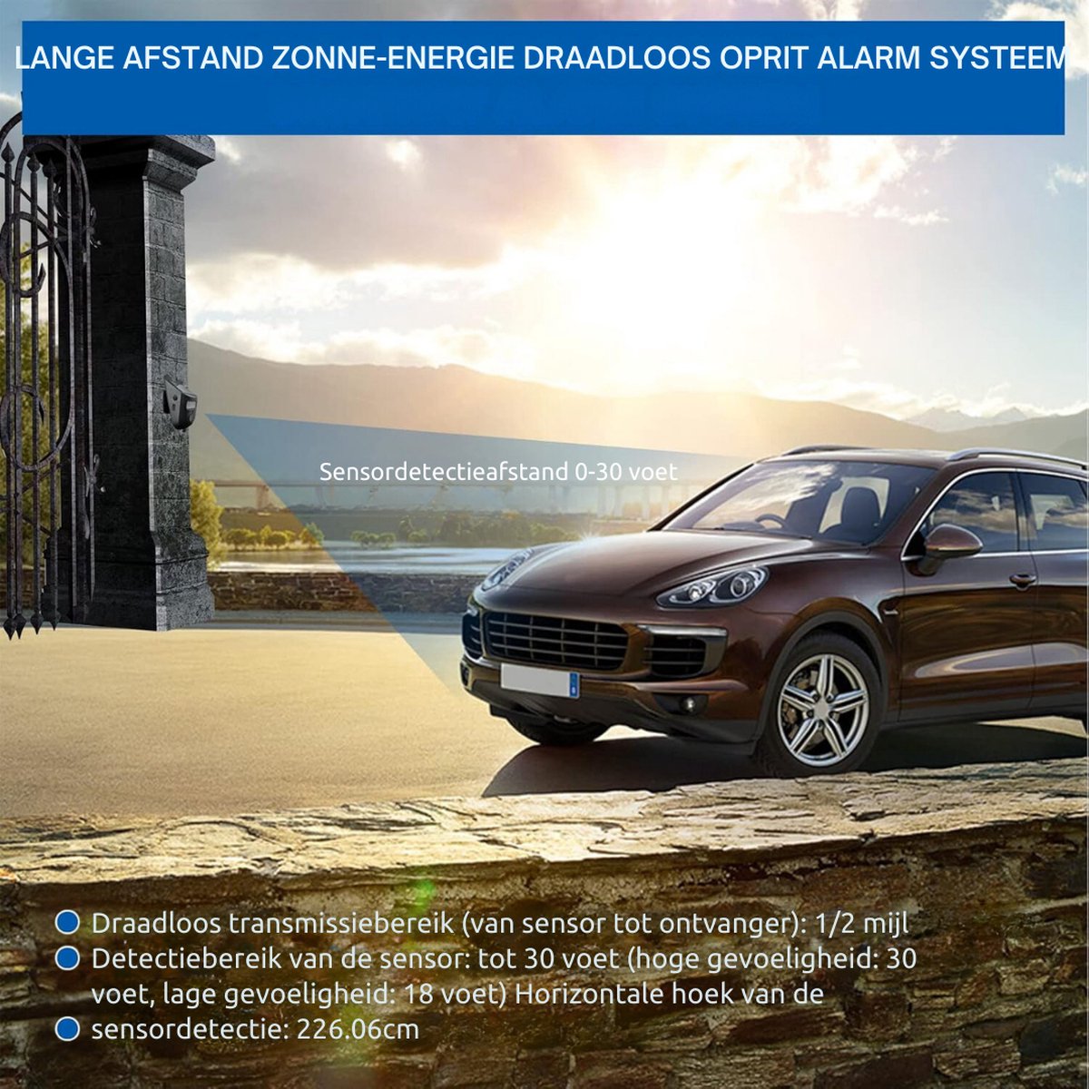 Driveway Alarm - Entry Detector - Solar Driveway Alarm - Passage Detector - Wireless = Security - Weatherproof Access Detector - Image 7