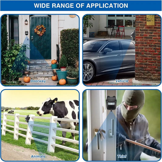 Driveway alarm - Entry detector - Solar driveway alarm - Motion detector - Wireless = Security - Wireless solar driveway alarm - Motion detector - Doorbell - DIY security system - (2 sensors and 1 doorbell) - Image 5