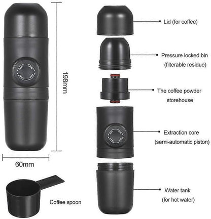 Portable manual coffee maker for travel – ideal for outdoor camping - Image 4