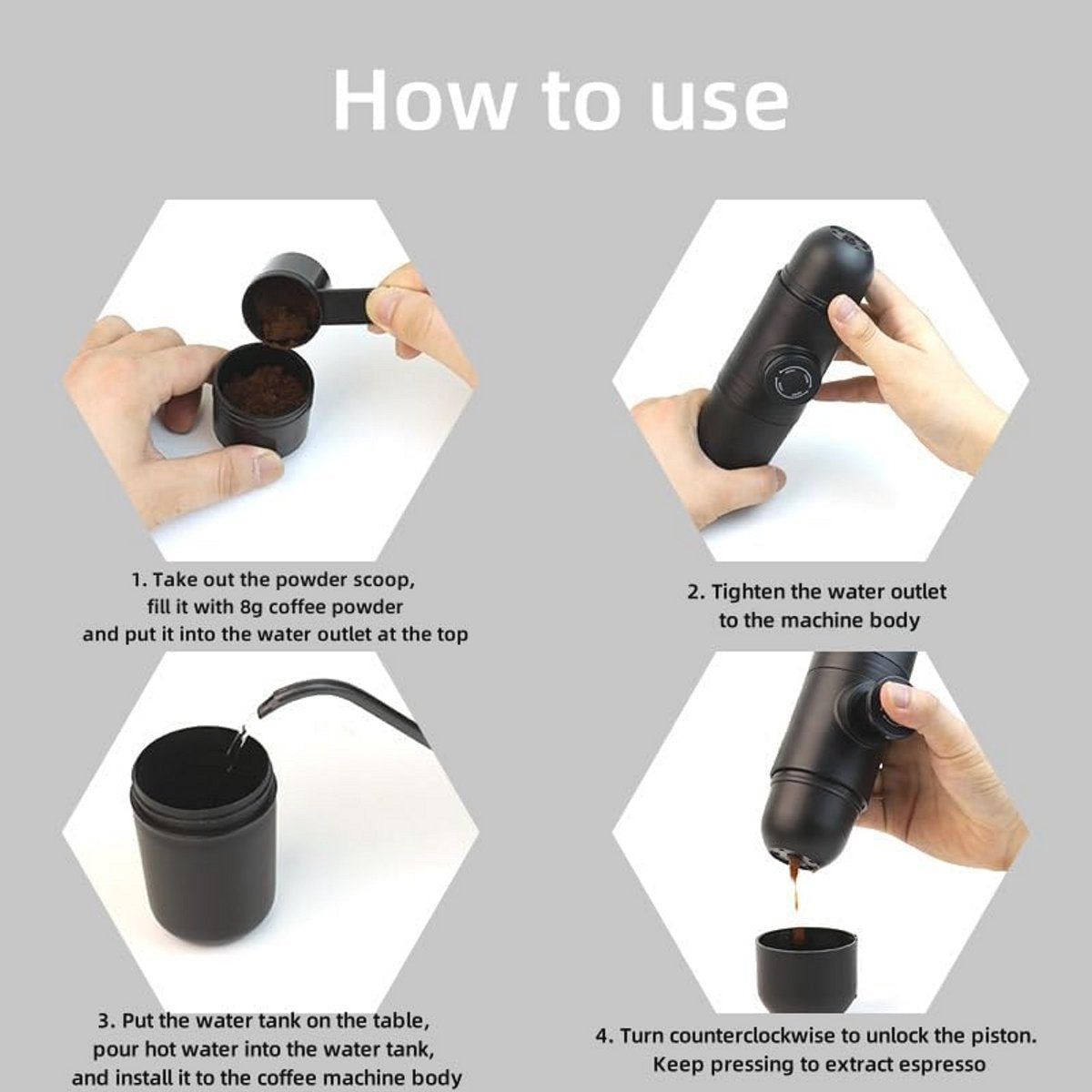 Portable manual coffee maker for travel – ideal for outdoor camping - Image 7