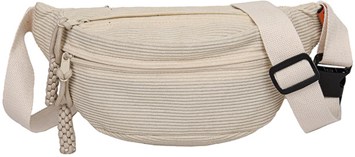 Belt bag - Women's belt bag - Men's belt bags - Corduroy belt bag - Women's corduroy belt bag - Adjustable shoulder bag - Unisex - Perfect for shopping, travel and work (vegetables) - Image 4