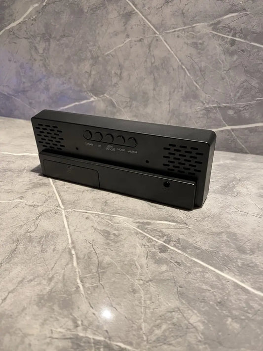 Klok Digital Deluxe - Bedroom - Sound Sensor - Wekker - Black - USB - Battery - LED Wit - Image 3