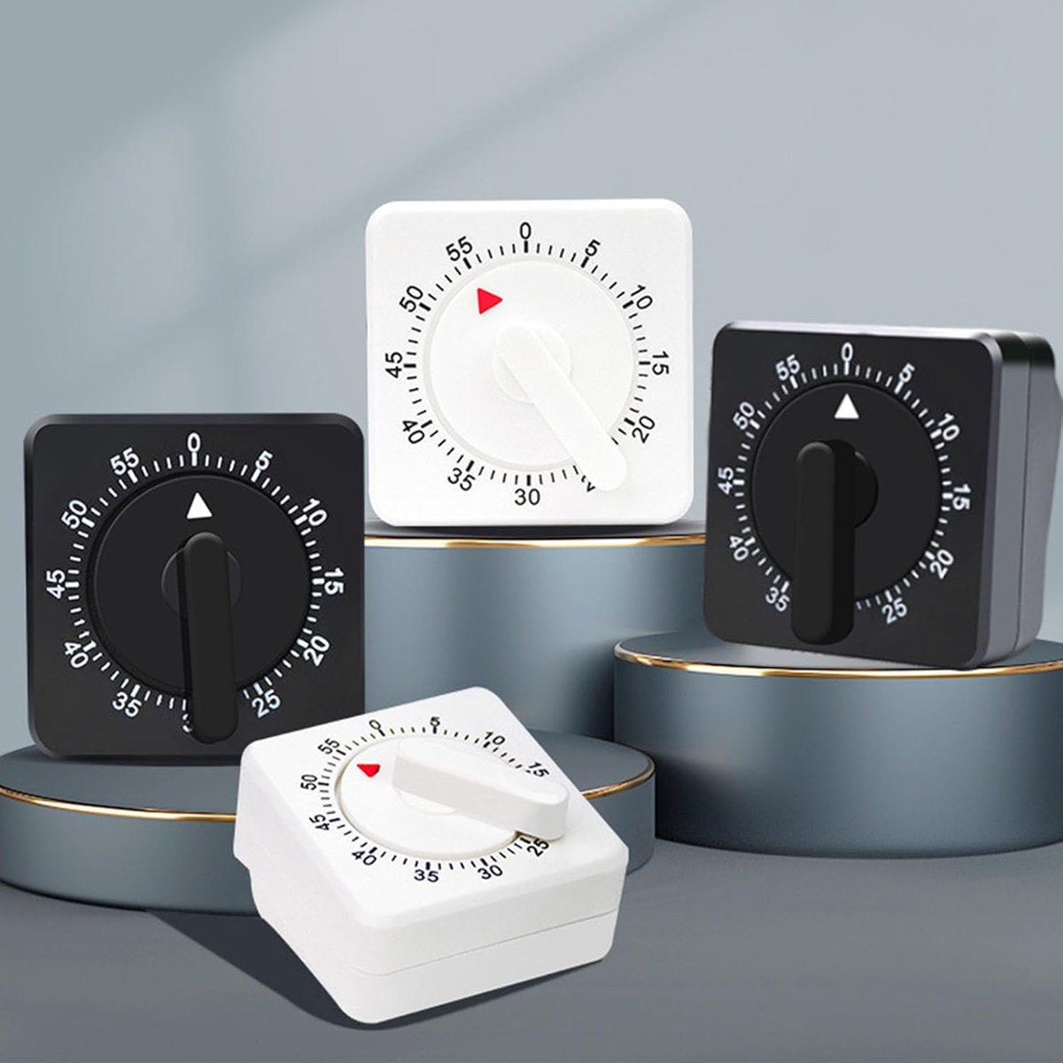 Kitchen Timer - Analog Kitchen Timer - Mechanical Kitchen Timer - 60 Minutes - Kitchen Gadget - Timer - Cooking Timer - Kitchen Tool - Suitable for Baking, Pastry, Cooking Eggs - Black - Image 5