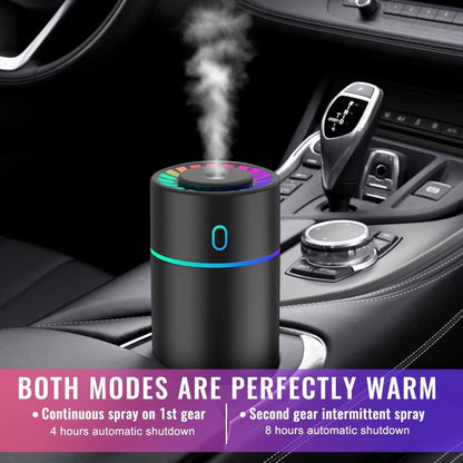 Car air freshener with colored lights and USB connection - 2 settings, automatic shut-off - for car, office, bedroom - Image 3