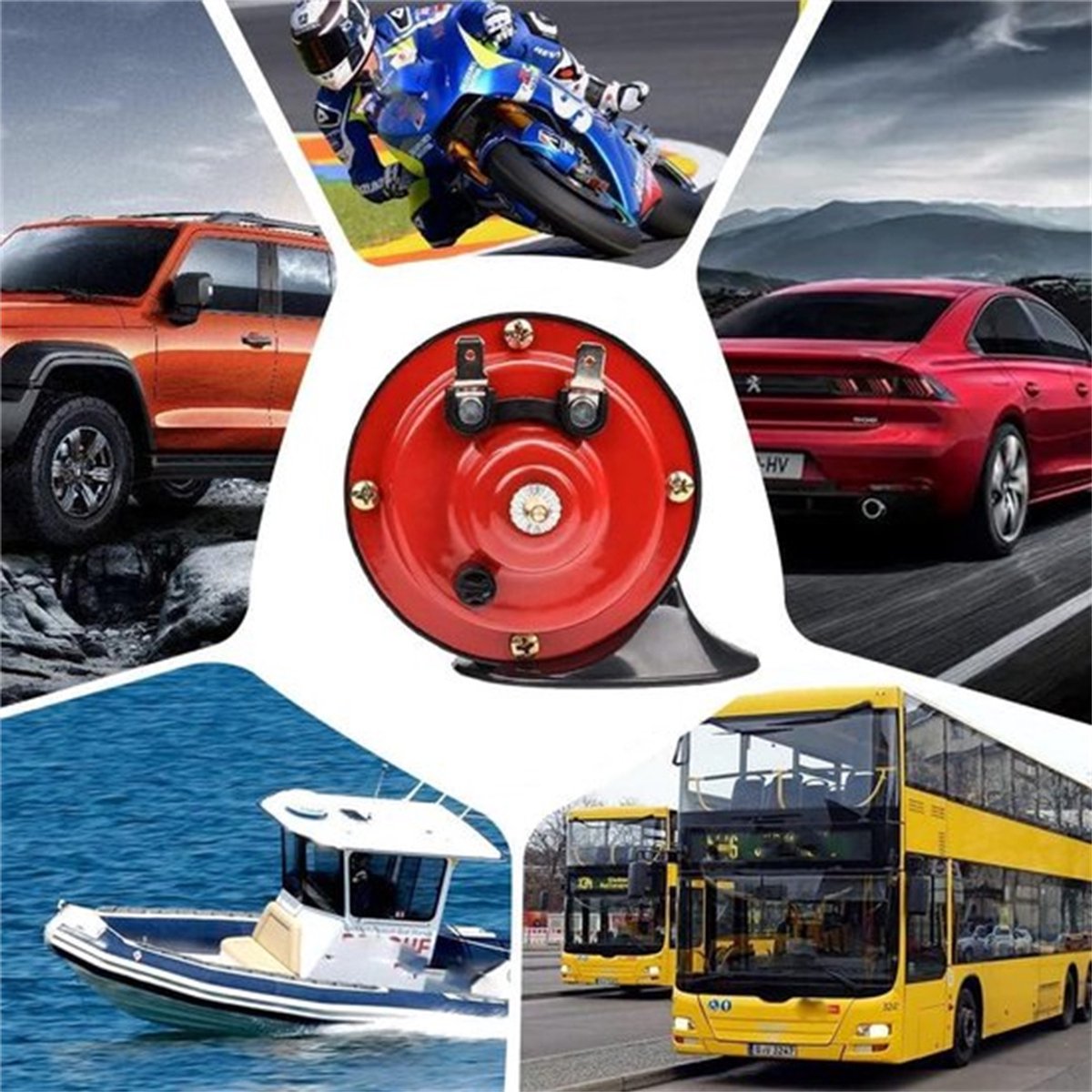 New models for 2025: a pair of train horns - 300 dB, super powerful air horn - Father's Day gifts - electric V-shaped horn with rain sound for car, motorcycle, bicycle - top quality products - gift for dad - Image 3