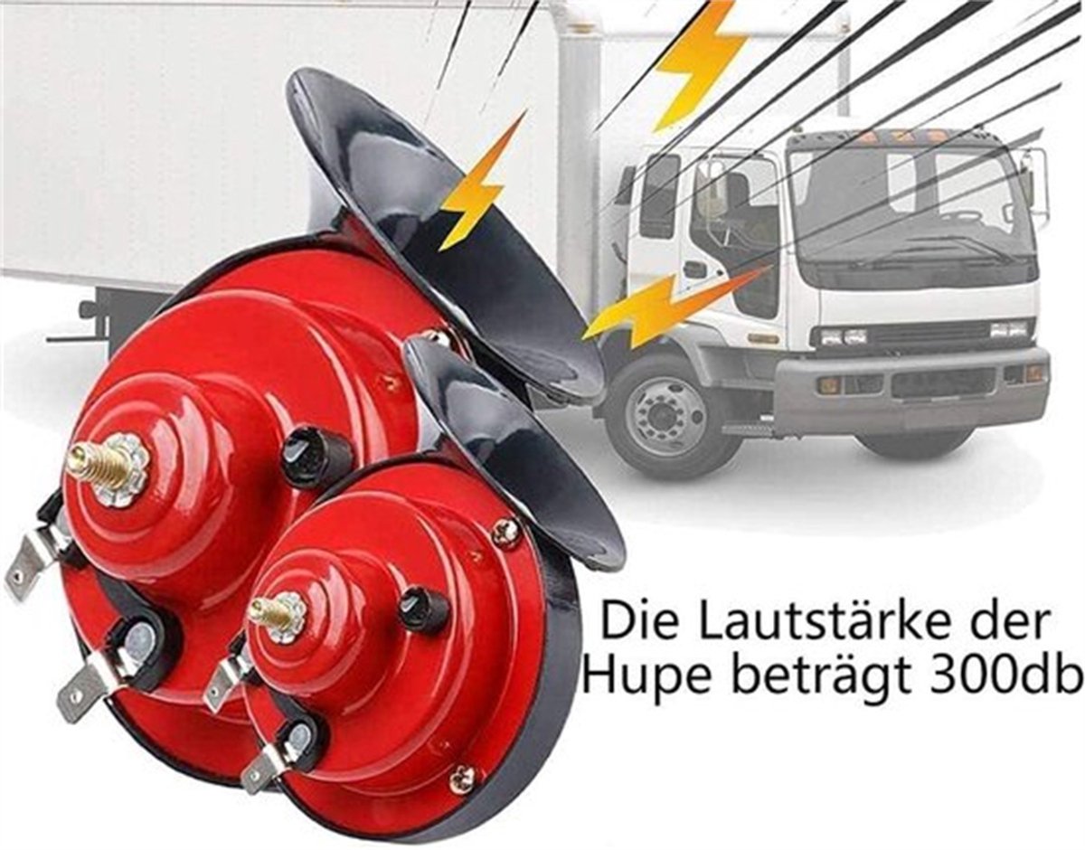 New models for 2025: a pair of train horns - 300 dB, super powerful air horn - Father's Day gifts - electric V-shaped horn with rain sound for car, motorcycle, bicycle - top quality products - gift for dad - Image 5