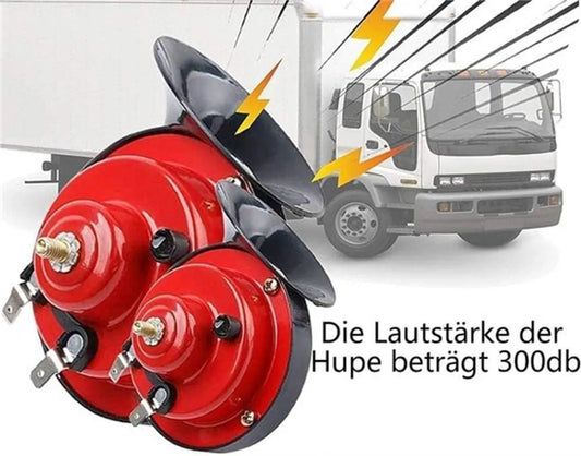 New models for 2025: a pair of train horns - 300 dB, super powerful air horn - Father's Day gifts - electric V-shaped horn with rain sound for car, motorcycle, bicycle - top quality products - gift for dad - Image 5