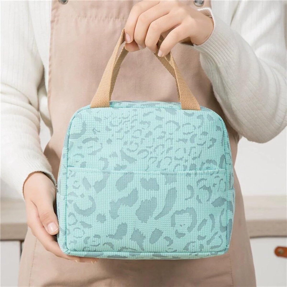 Children's Lunch Bags - Reusable Lunch Bag - Lunch Bags - Lunch Bags for Women and Men - Mini Insulated Bag 6L - Small Insulated Picnic Bag - For Work, School, Picnics and Travel (Blue) - Image 3