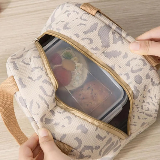 Children's Lunch Bag - Reusable Lunch Bag - Lunch Bag - Lunch Bag for Boys and Girls - Mini Insulated Bag 6L - Small Insulated Picnic Bag - For Work, School, Picnics and Travel (Beige) - Image 2