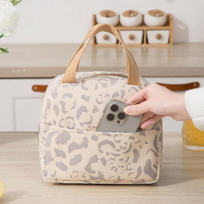 Children's Lunch Bag - Reusable Lunch Bag - Lunch Bag - Lunch Bag for Boys and Girls - Mini Insulated Bag 6L - Small Insulated Picnic Bag - For Work, School, Picnics and Travel (Beige) - Image 3