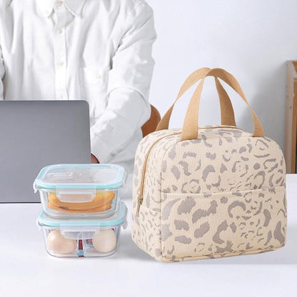 Children's Lunch Bag - Reusable Lunch Bag - Lunch Bag - Lunch Bag for Boys and Girls - Mini Insulated Bag 6L - Small Insulated Picnic Bag - For Work, School, Picnics and Travel (Beige) - Image 5