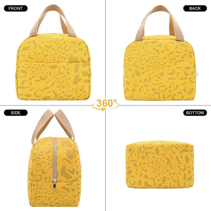 Children's Lunch Bags - Reusable Lunch Bag - Lunch Bags - Lunch Bags for Women and Men - Mini Insulated Bag 6L - Small Insulated Picnic Bag - For Work, School, Picnics and Travel (Yellow) - Image 5