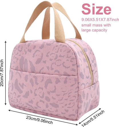 Children's Lunch Bags - Reusable Lunch Bag - Lunch Bags - Lunch Bags for Women and Men - Mini Insulated Bag 6L - Small Insulated Picnic Bag - For Work, School, Picnics and Travel (Pink) - Image 2