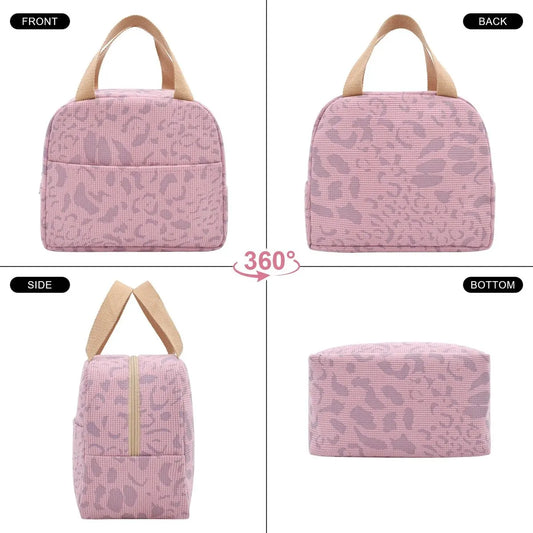 Children's Lunch Bags - Reusable Lunch Bag - Lunch Bags - Lunch Bags for Women and Men - Mini Insulated Bag 6L - Small Insulated Picnic Bag - For Work, School, Picnics and Travel (Pink) - Image 4