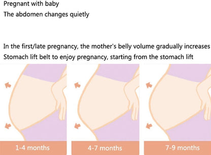 Maternity Belt - Pregnancy Support Belt - Breathable Abdominal Belt - Abdominal Support Belt - 80-110 cm Pregnancy Belt Pelvic Belt Abdominal Belt - Pink - Image 4