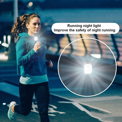 LED clip-on lights, set of 2, rechargeable, waterproof, safety lighting, running accessory, suitable for jogging, walking, running, fishing, camping and hiking. - Image 2