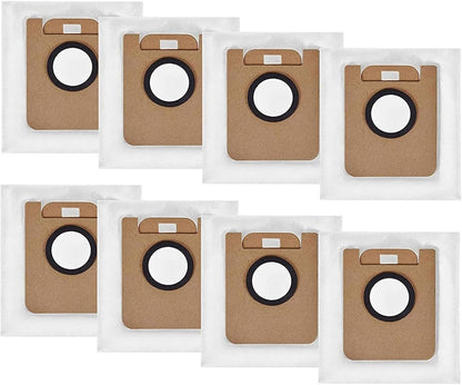 Vacuum cleaner bags - Eco-friendly vacuum cleaner bags - Practical vacuum cleaner bags - 8 reusable vacuum cleaner bags - Replacement parts for robot vacuum cleaners