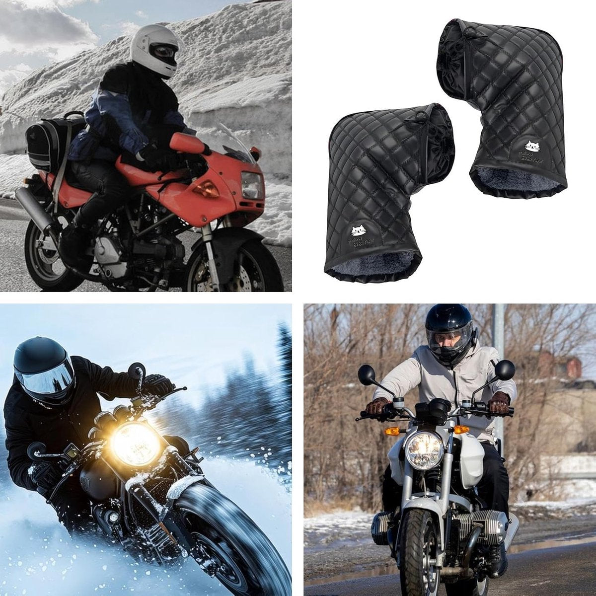 Driving Gloves | Waterproof Winter Hand Protectors, Insulating and Windproof Mittens for Women and Men, Ideal for Mountain Biking, Scootering, Sports and Motorcycling. - Image 2