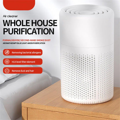 Air purifier - Home air purifier - With filter - Ultra quiet 37 dB - Portable air purifier - Eliminates pet dander, dust, mold, pollen, odors and smoke - Image 2