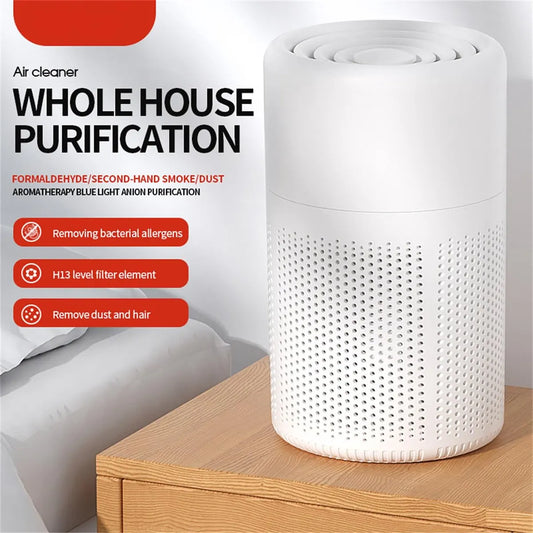 Air purifier - Home air purifier - With filter - Ultra quiet 37 dB - Portable air purifier - Eliminates pet dander, dust, mold, pollen, odors and smoke - Image 2