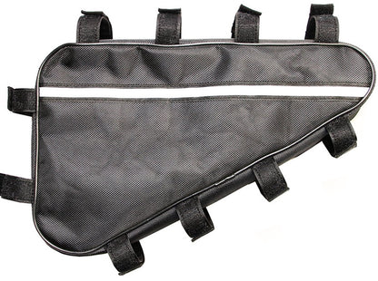 Bicycle bag - Driehoek bag for electric mountain bike battery - Waterproof Oxford cloth box - Large modification - Bicycle box - Bicycle storage tool set (39 x 36 x 22 cm)