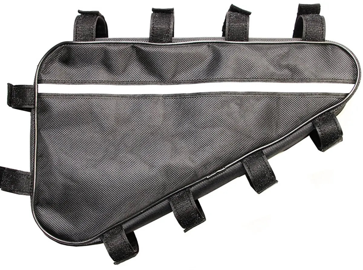 Bicycle bag - Driehoek bag for electric mountain bike battery - Waterproof Oxford cloth box - Large modification - Bicycle box - Bicycle storage tool set (39 x 36 x 22 cm)